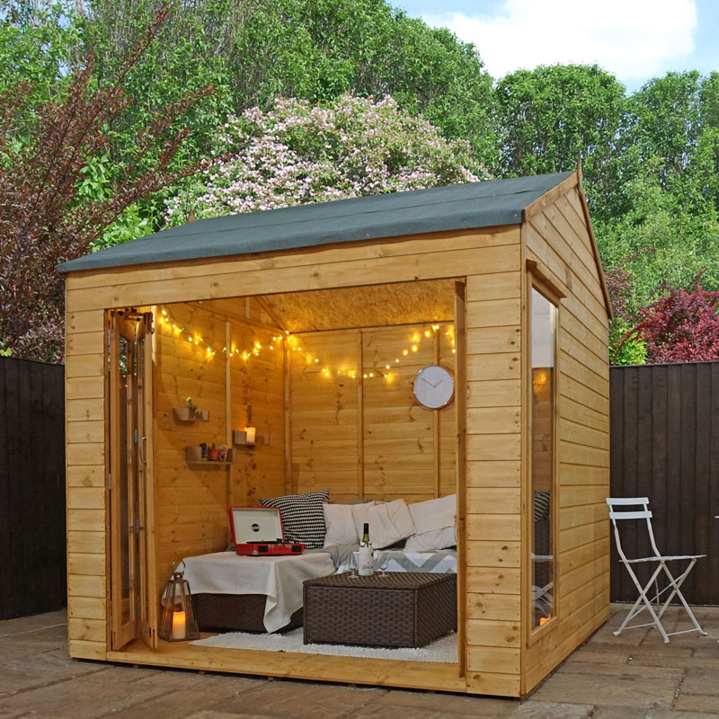 Dakota Fields 8 x 8 ft. Summer House Wayfair.co.uk